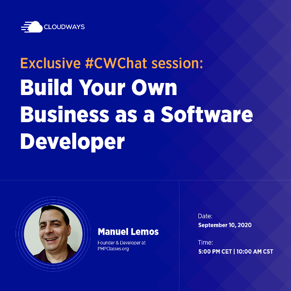 Live Chat on Building Your Own Business as a Software Developer